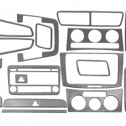 Накладки на панель Титан для Volkswagen Passat B6 2006-2012рр