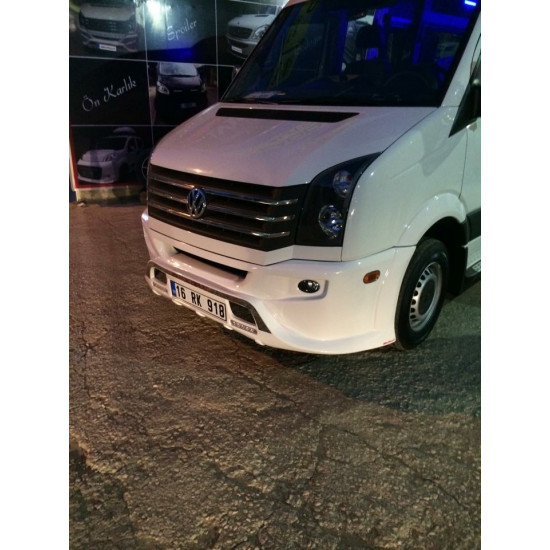 Передній бампер 2012-2024 (Sport-3, під фарбування) для Volkswagen Crafter рр