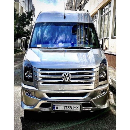 Передній бампер 2012-2024 (Sport-3, під фарбування) для Volkswagen Crafter рр