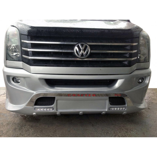 Передній бампер 2012-2024 (Sport-3, під фарбування) для Volkswagen Crafter рр