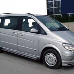 Накладка на бампер BRB V1 (під фарбування) 2010-2015 рік для Mercedes Vito W639 рр