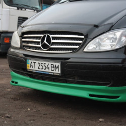 Накладка на бампер BRB V1 (під фарбування) 2010-2015 рік для Mercedes Vito W639 рр