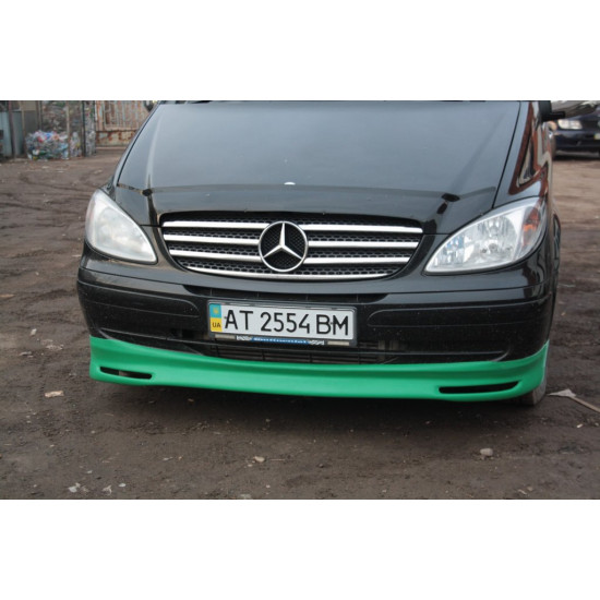 Накладка на бампер BRB V1 (під фарбування) 2010-2015 рік для Mercedes Vito W639 рр