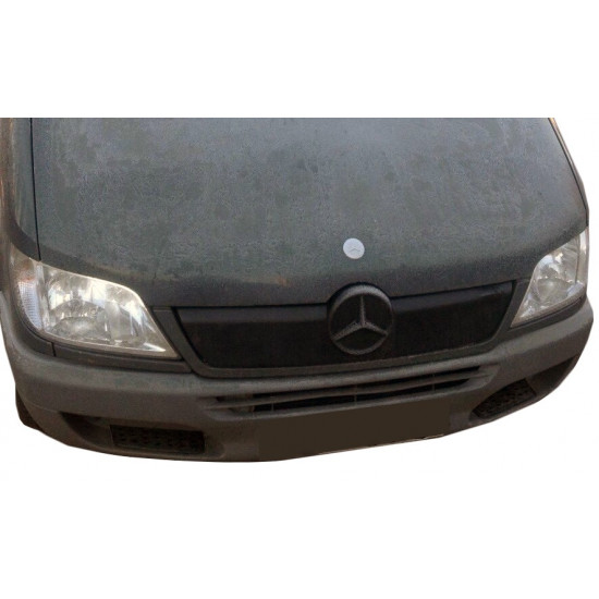 Зимова накладка на решітку 2000-2002, Глянцева для Mercedes Sprinter W901-905 рр