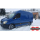 Бокові пороги Premium (2 шт., нерж.) d60, Long/ExtraLong для Mercedes Sprinter W906 2006-2018 рр