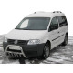 Кенгурятник WT003 (нерж) 60мм, без напису для Volkswagen Caddy 2004-2010 рр