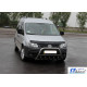 Кенгурятник WT003 (нерж) 60мм, без напису для Volkswagen Caddy 2004-2010 рр