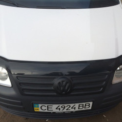 Зимова накладка на решітку (верхня) Глянцева для Volkswagen Caddy 2004-2010 рр