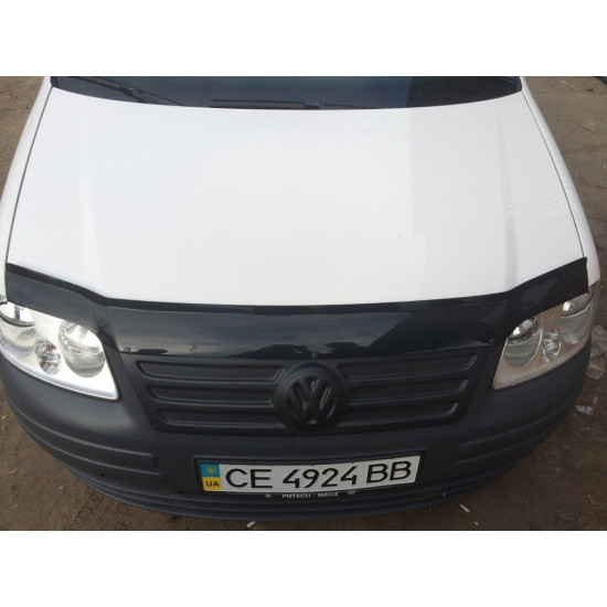 Зимова накладка на решітку (верхня) Глянцева для Volkswagen Caddy 2004-2010 рр