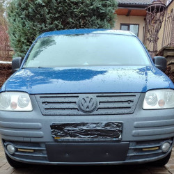 Зимова накладка на решітку (нижня) Матова для Volkswagen Caddy 2004-2010 рр