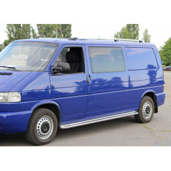 Рейлінги Хром Довга база, Пластикові ніжки для Volkswagen T4 Transporter