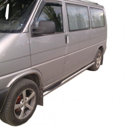 Бічні труби (2 шт., нерж) 60мм, Коротка база для Volkswagen T4 Transporter