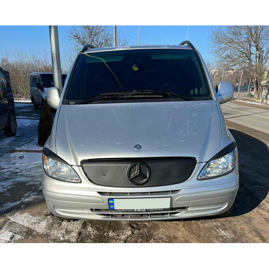 Зимова накладка на решітку (2003-2010) Матова для Mercedes Vito W639 рр