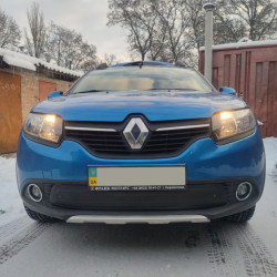 Зимова нижня накладка на решітку Матова для Renault Sandero 2013-2022 рр