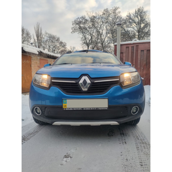 Зимова нижня накладка на решітку Матова для Renault Sandero 2013-2022 рр