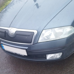 Зимова накладка на решітку (верхня) Матова для Skoda Octavia II A5 2006-2010рр