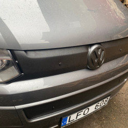 Зимова накладка на верхню решітку Матова для Volkswagen T5 2010-2015 рр