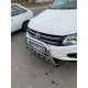 Кенгурятник WT003 (нерж) 60 мм, з написом для Volkswagen Tiguan 2007-2016 рр