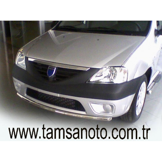 Передня нижня труба ST008 (нерж.) 42 мм для Dacia Logan MCV 2004-2014 рр