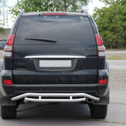 Задній захист AK008-1 для Toyota Land Cruiser Prado 120