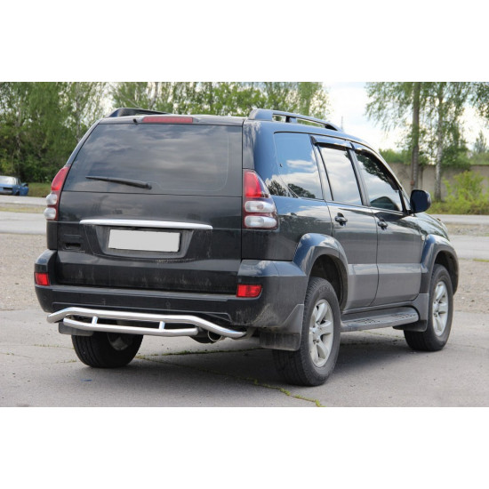 Задній захист AK008-1 для Toyota Land Cruiser Prado 120