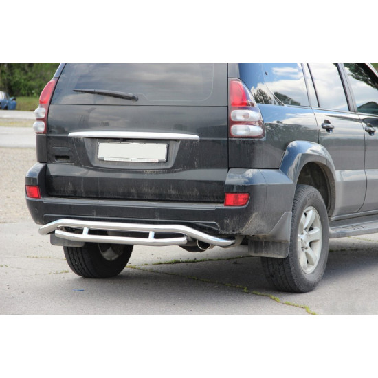 Задній захист AK008-1 для Toyota Land Cruiser Prado 120