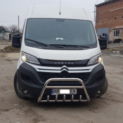 Передня дуга WT003 (нерж.) для Peugeot Boxer 2006-2024 та рр