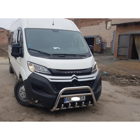 Передня дуга WT003 (нерж.) для Peugeot Boxer 2006-2024 та рр