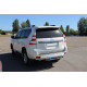 Задня дуга AK002-2v1 (нерж) для Toyota Land Cruiser Prado 150