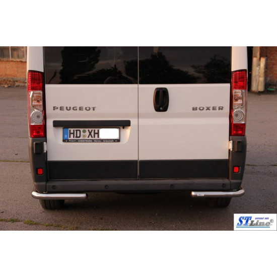 Задні куточки AK003 (2 шт., нерж) для Fiat Ducato 2006-2024 та рр