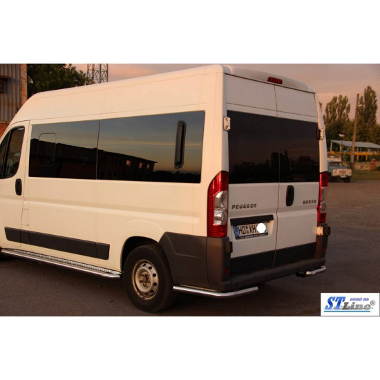 Задні куточки AK003 (2 шт., нерж) для Fiat Ducato 2006-2024 та рр