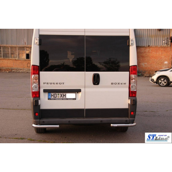 Задні куточки AK003 (2 шт., нерж) для Fiat Ducato 2006-2024 та рр