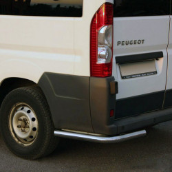 Задні куточки AK003 (2 шт., нерж) для Peugeot Boxer 2006-2024 та рр