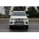 Передній захист QT008 (нерж) для Toyota Hilux 2015-2024 рр