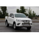 Передній захист QT008 (нерж) для Toyota Hilux 2015-2024 рр