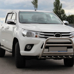 Передній захист WT010 (нерж) для Toyota Hilux 2015-2024 рр