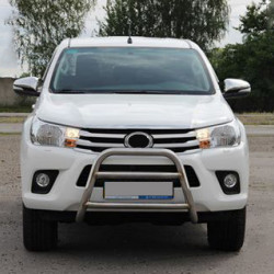 Передній захист WT023 (нерж) для Toyota Hilux 2015-2024 рр