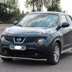 Передній захист ST008-2 (нерж) для Nissan Juke 2010-2019 рр