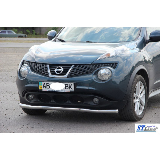 Передній захист ST008-2 (нерж) для Nissan Juke 2010-2019 рр