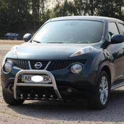 Кенгурятник QT012 (нерж) для Nissan Juke 2010-2019 рр