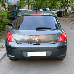 Кромка багажника (нерж.) для Peugeot 308 2007-2013 рр