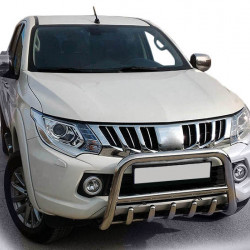 Кенгурятник WT003 (нерж) для Mitsubishi L200 2015-2024 рр