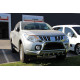 Кенгурятник WT003 (нерж) для Mitsubishi L200 2015-2024 рр