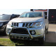 Кенгурятник WT003 (нерж) для Mitsubishi L200 2015-2024 рр