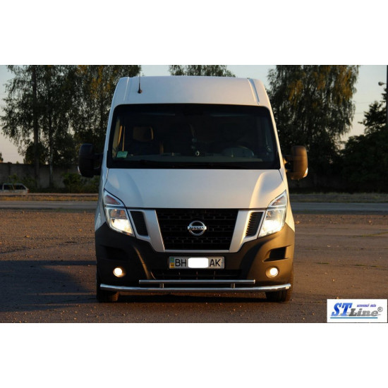 Передній захист ST016 (нерж.) для Renault Master 2011-2024 рр