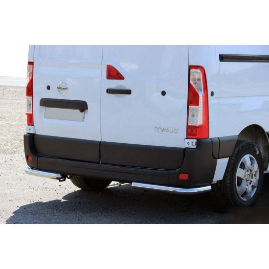 Задні куточки AK003 (2 шт., нерж) для Renault Master 2011-2024 рр