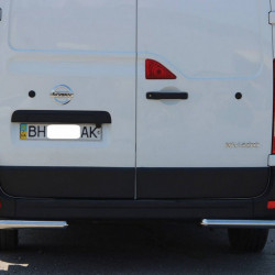 Задні куточки AK003 (2 шт., нерж) для Renault Master 2011-2024 рр