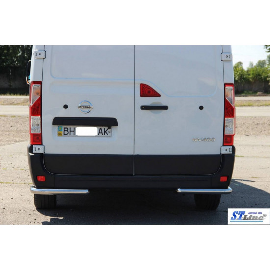 Задні куточки AK003 (2 шт., нерж) для Renault Master 2011-2024 рр