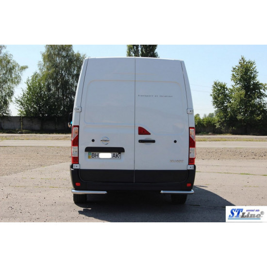 Задні куточки AK003 (2 шт., нерж) для Renault Master 2011-2024 рр