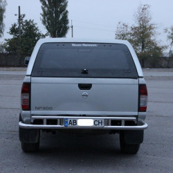 Задній захист AK004 (нерж) для Nissan NP300 1999-2015